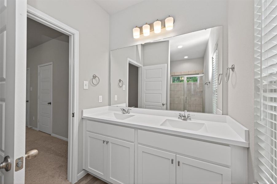 Furnished interior view inside a new home in , Huffman (Image 9).