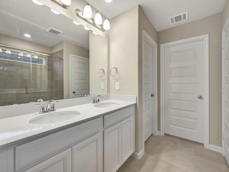 Furnished interior view inside a new home in , Conroe (Image 6).