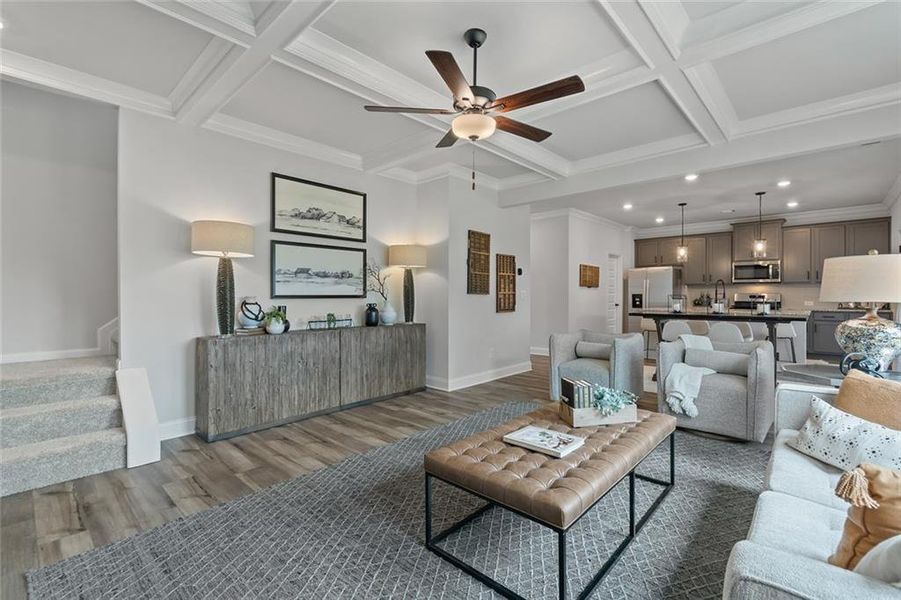 Furnished interior view inside a new home in Summerlin, Winder (Image 9).