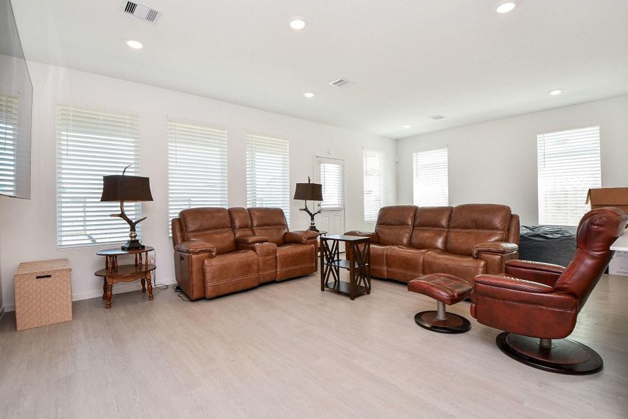 Furnished interior view inside a new home in Anniston, Katy (Image 29). Furnished interior view inside a new home in Anniston, Katy (Image 29).