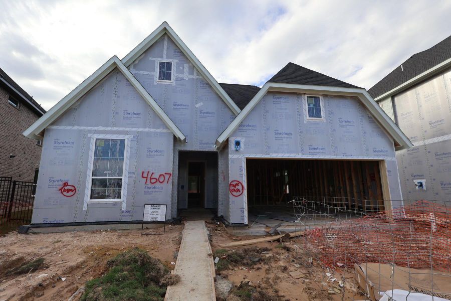 In-progress construction of a new home in Woodson’s Reserve, Spring, TX (Image 5). In-progress construction of a new home in Woodson’s Reserve, Spring, TX (Image 5).