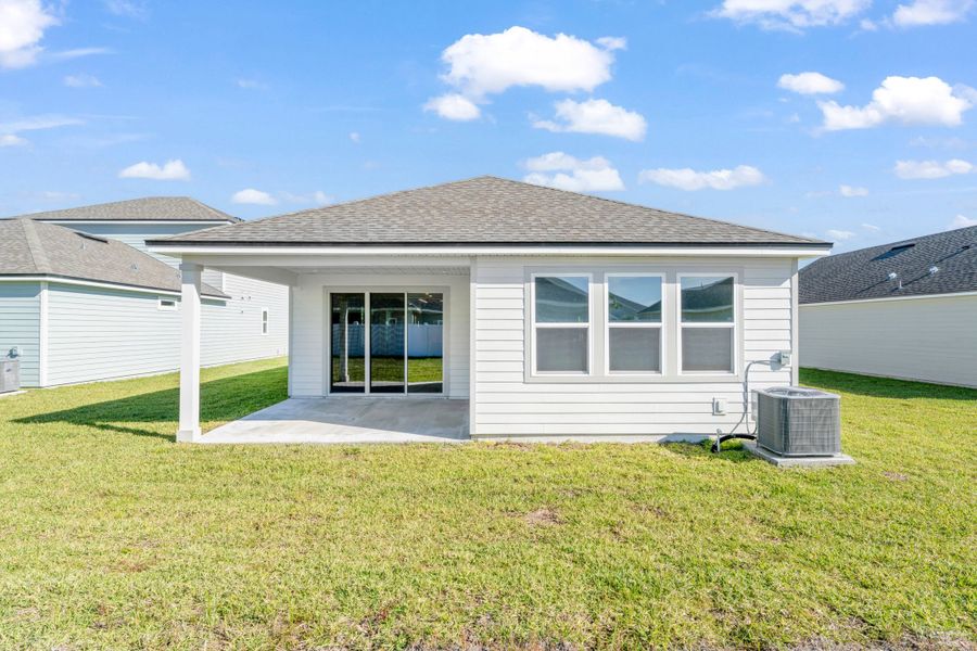 Lot 23 Rear Exterior at Covered Patio at Camden Woods in Kingsland