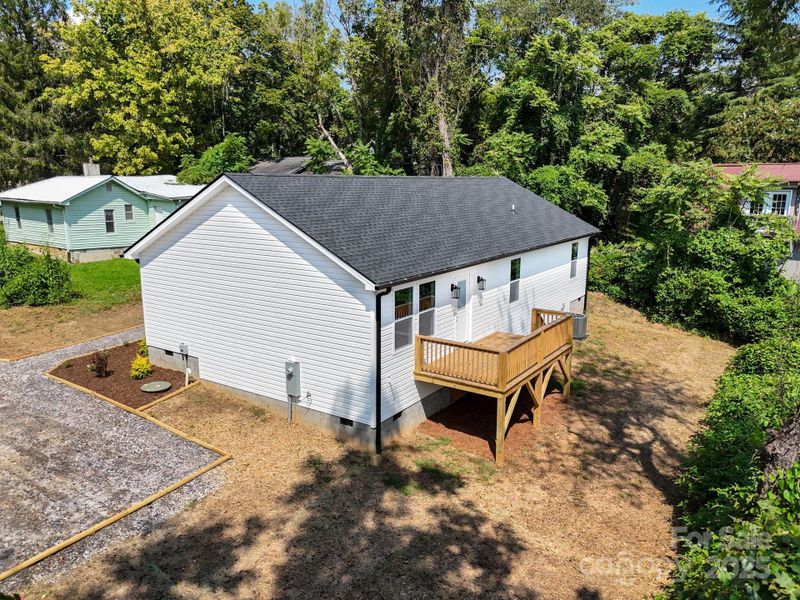 Front exterior of a new home in , Asheville, NC, highlighting curb appeal (Image 18).