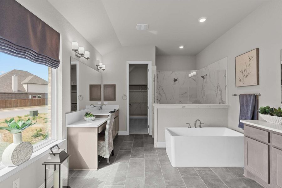 Representative furnished interior of a home built from the The Garner A by Davidson Homes LLC in The Reserve at Potranco Oaks, Castroville (Image 19).