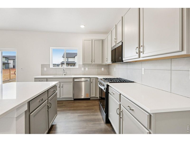 Furnished interior view inside a new home in Bloom, Fort Collins (Image 6). Furnished interior view inside a new home in Bloom, Fort Collins (Image 6).