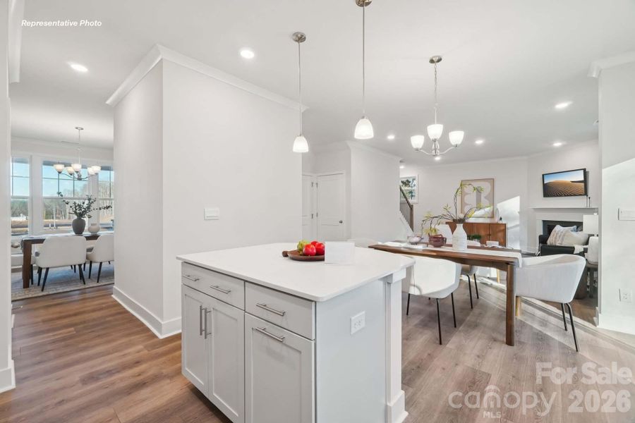 Furnished interior view inside a new home in Sanctuary at Southgate, Indian Trail (Image 29).