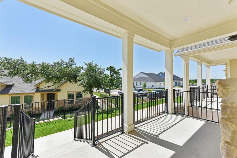 Balcony featuring a residential view Balcony featuring a residential view