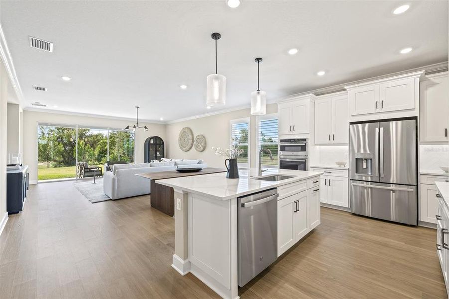 Furnished interior view inside a new home in Tiburon, Nokomis (Image 18).