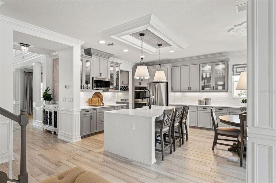 Furnished interior view inside a new home in Whispering Oaks Preserve, Wesley Chapel (Image 12).