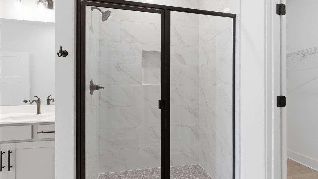 Furnished interior view inside a new home in Village at Midway, Anderson (Image 18).