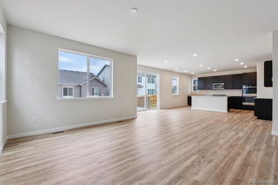Spacious, unfurnished interior of a new home in Floret Collection at Parkdale Commons, Lafayette (Image 16).
