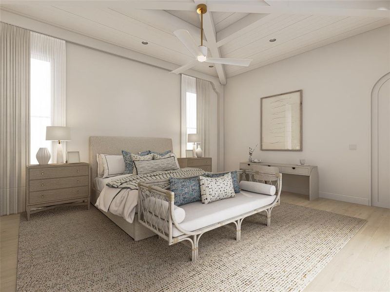 Furnished interior view inside a new home in , Heath (Image 8).