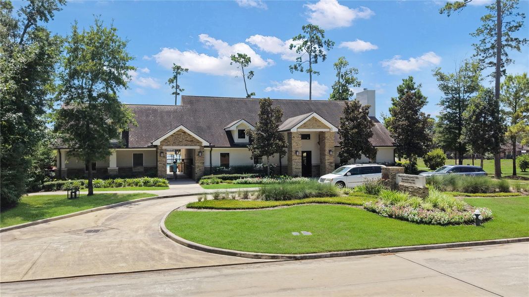Clubhouse/amenity center.