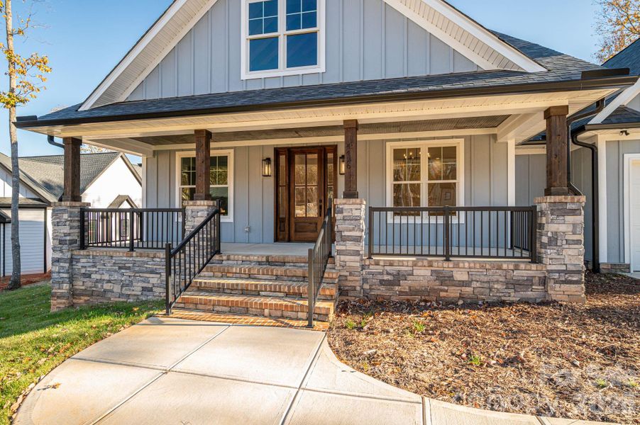 Exterior details and patio area of a home in , Lincolnton (Image 26).