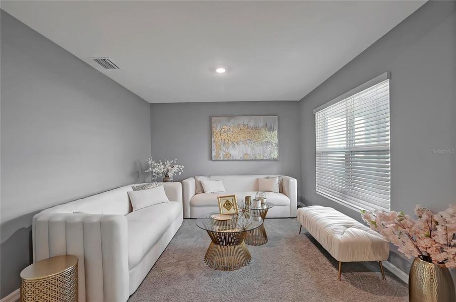 Furnished interior view inside a new home in , Tampa (Image 16). Furnished interior view inside a new home in , Tampa (Image 16).