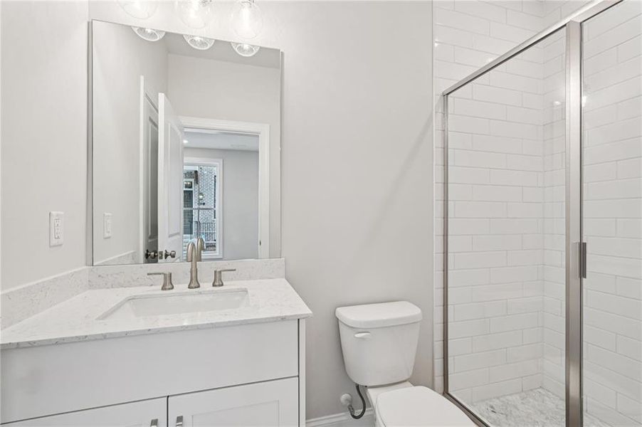 Furnished interior view inside a new home in Byers Park, Alpharetta (Image 13).