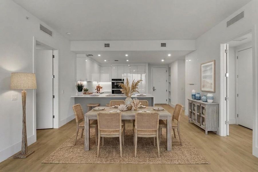 Dining area - staged neutral Dining area - staged neutral