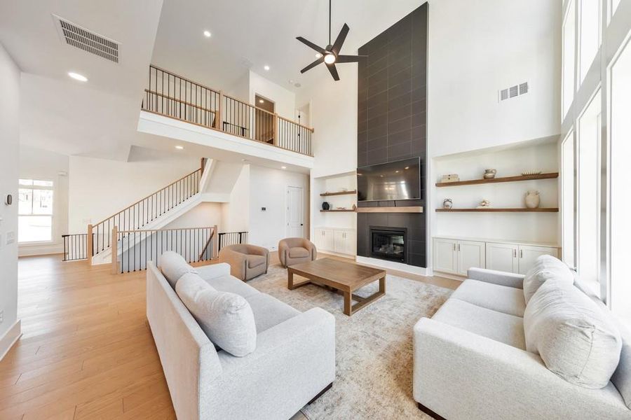 Furnished interior view inside a new home in , Woodstock (Image 44).