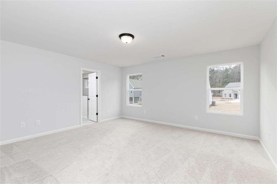 Spacious, unfurnished interior of a new home in River Oaks, Locust Grove (Image 11).