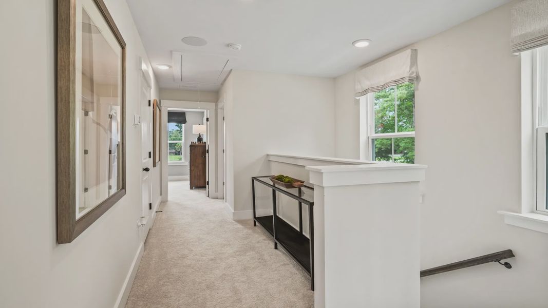 Furnished interior view inside a new home in Clear Springs Townhomes, North Charleston (Image 15).