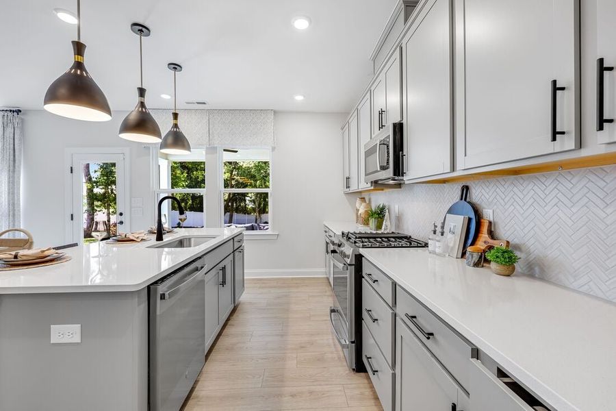Furnished interior view inside a new home in Eagle Trace, Wendell (Image 16).