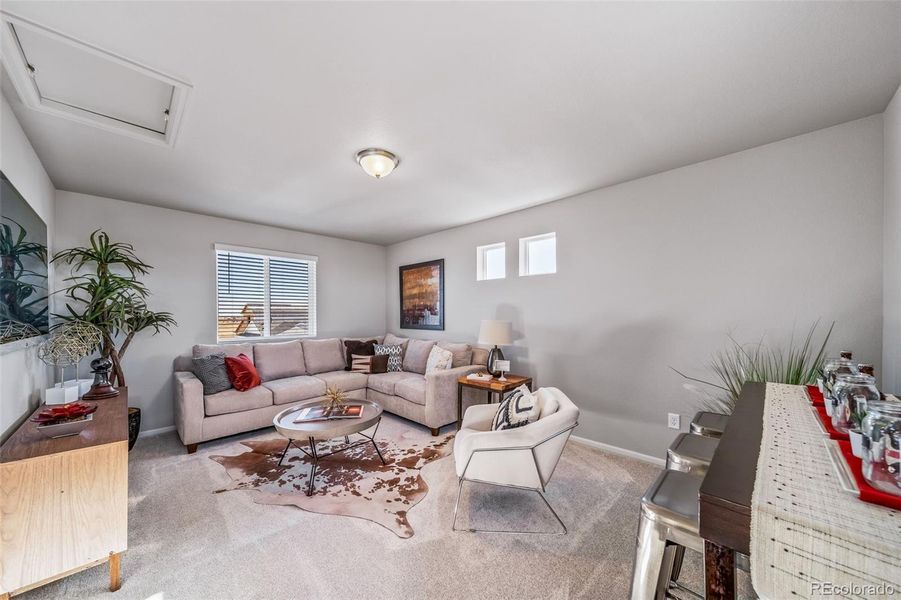 Furnished interior view inside a new home in Muegge Farms, Bennett (Image 6).