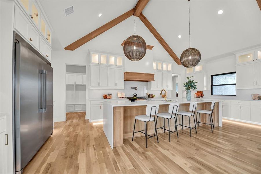 Furnished interior view inside a new home in , Aledo (Image 30).