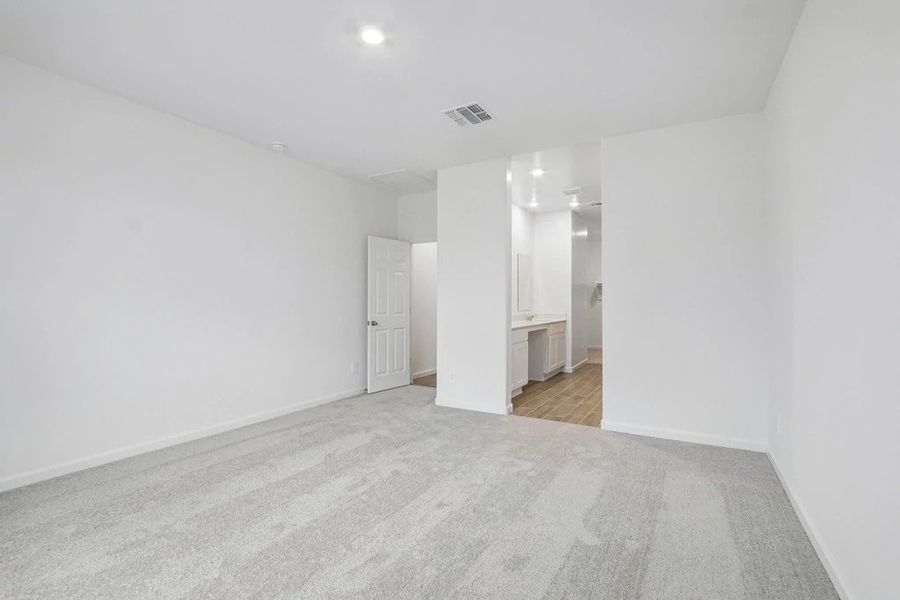 Primary suite. Representative images and renderings are for illustrative purposes. Actual structural options and design finishes of home may vary. Primary suite. Representative images and renderings are for illustrative purposes. Actual structural options and design finishes of home may vary.