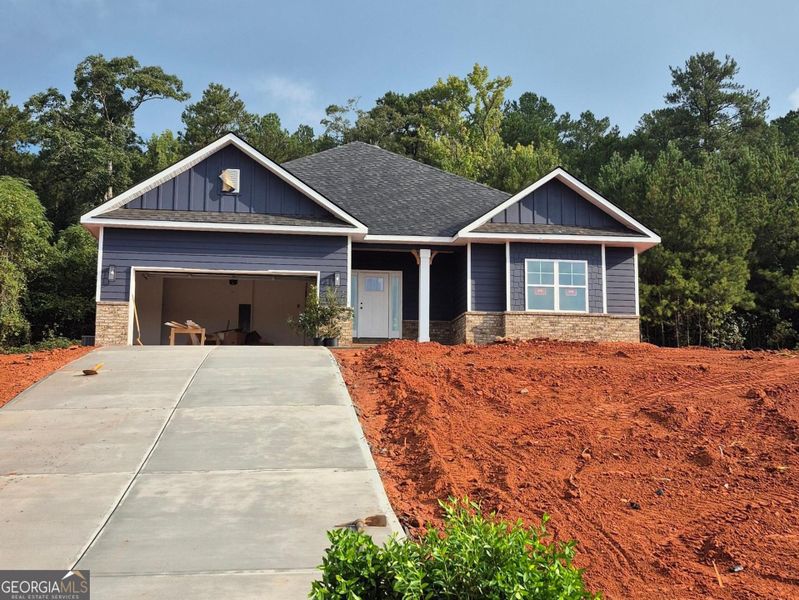 In-progress construction of a new home in Holliday Pass, Griffin, GA (Image 23).