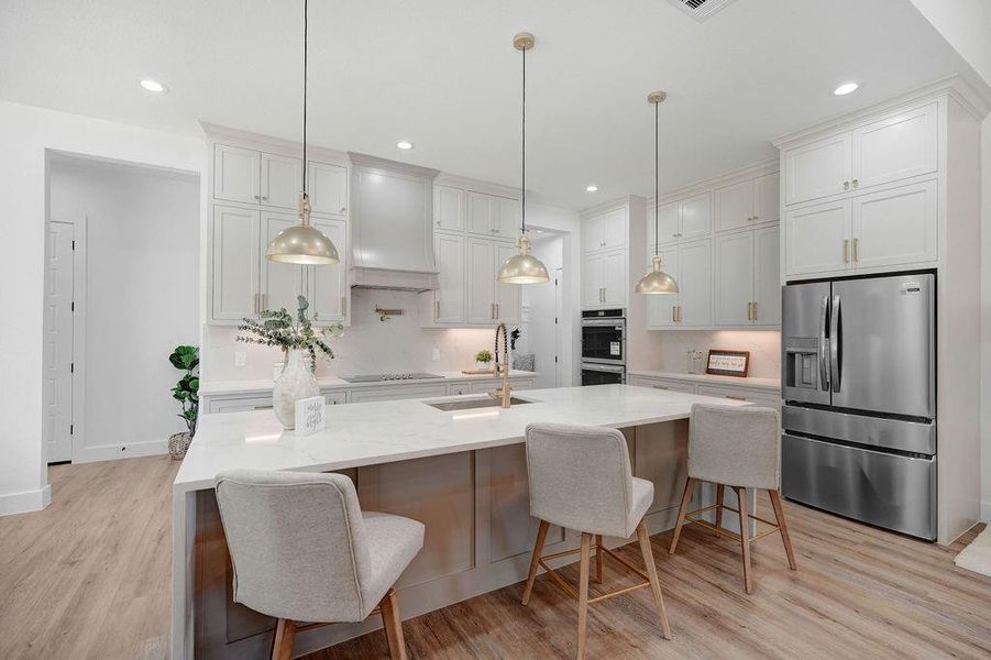 Furnished interior view inside a new home in , Conroe (Image 9).