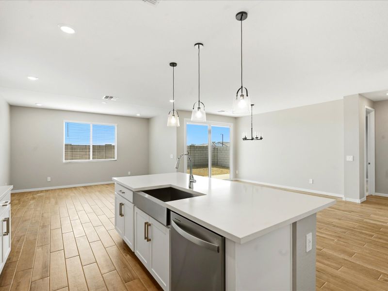 Furnished interior view inside a new home in White Tank Foothills Reserve Series, Waddell (Image 6).