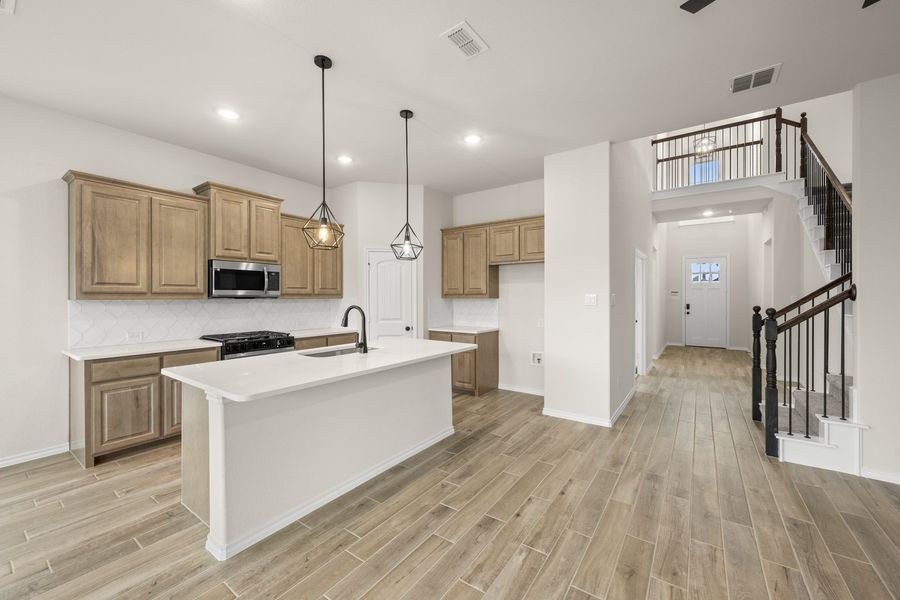 Furnished interior view inside a new home in Silo Mills - Select Series, Joshua (Image 7).