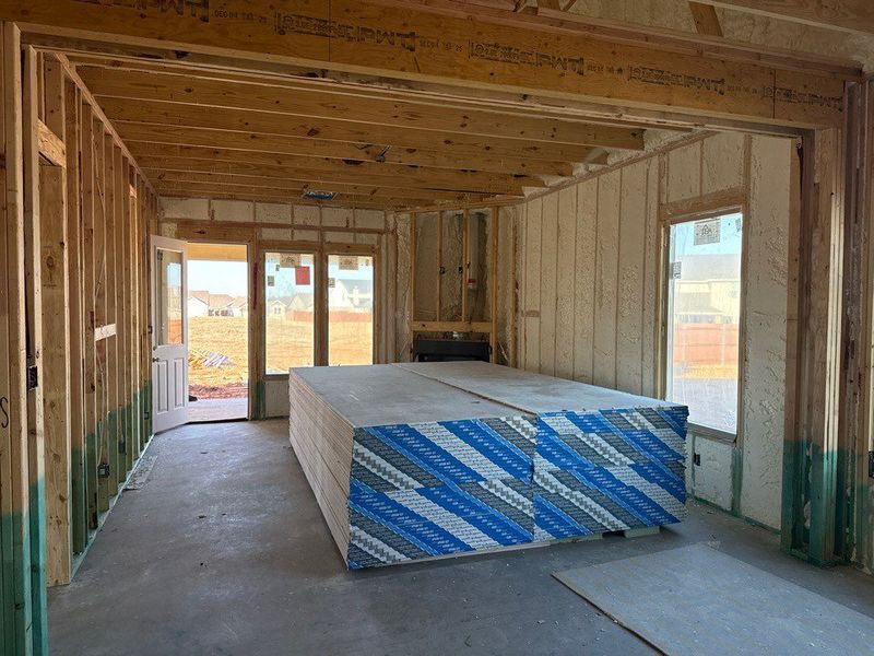 In-progress construction of a new home in Covenant Park, Springtown, TX (Image 5).