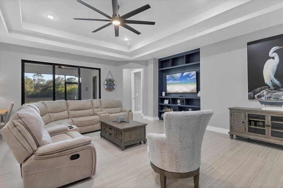 Furnished interior view inside a new home in , Rotonda West (Image 5). Furnished interior view inside a new home in , Rotonda West (Image 5).