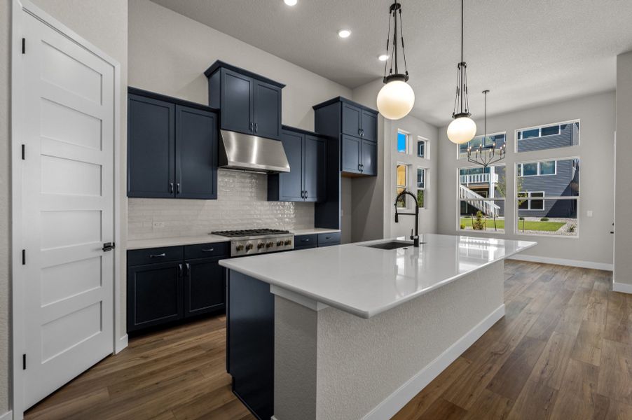 Furnished interior view inside a new home in Cloverleaf – Mountainview Collection, Monument (Image 7).