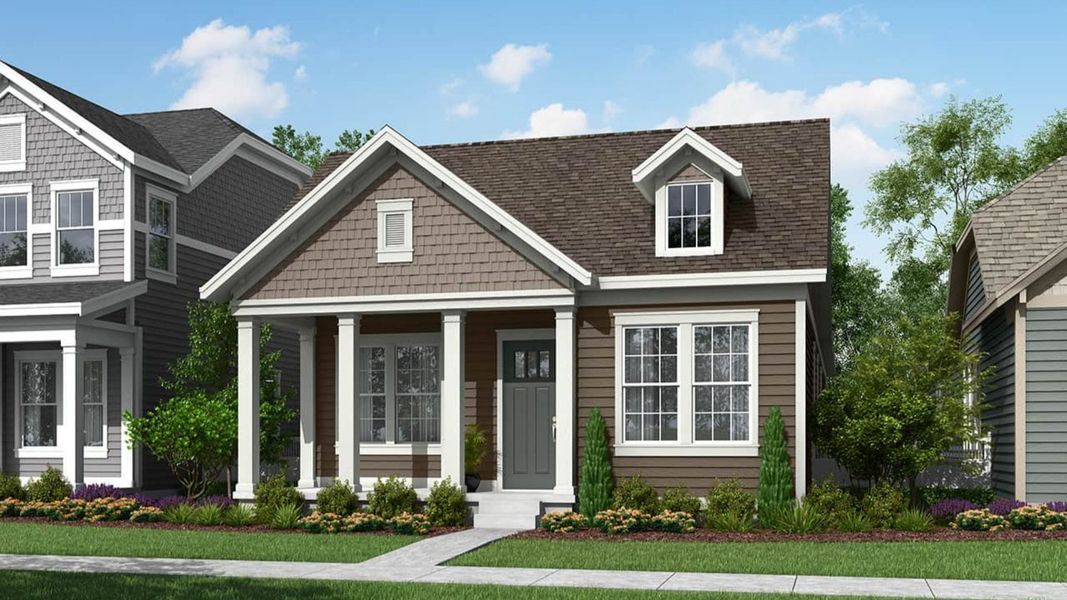 Representative exterior photo of a completed home built from the Carbondale by Brightland Homes in Westerly, Erie, CO (Image 5).