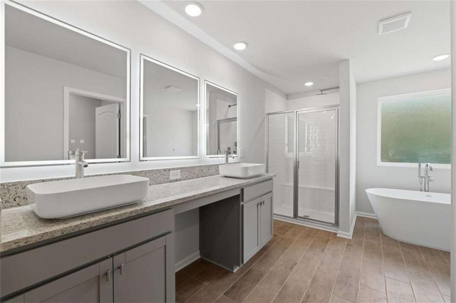 Furnished interior view inside a new home in Parkway James, Snellville (Image 8).