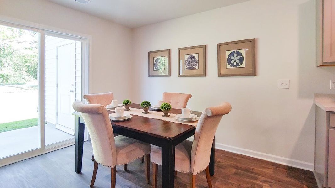 Furnished interior view inside a new home in Garbon Fields, Summerville (Image 14).