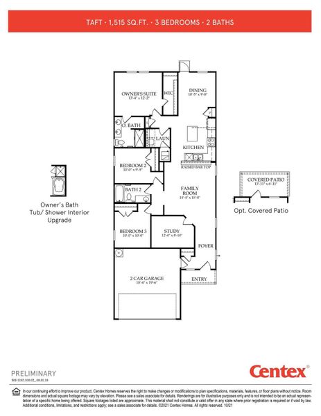 2D floor plan layout of this home in The Pines At Seven Coves, Willis, TX (Image 2). 2D floor plan layout of this home in The Pines At Seven Coves, Willis, TX (Image 2).