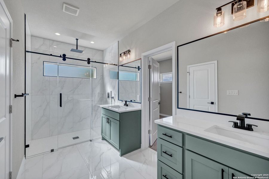 Furnished interior view inside a new home in , Elmendorf (Image 14).