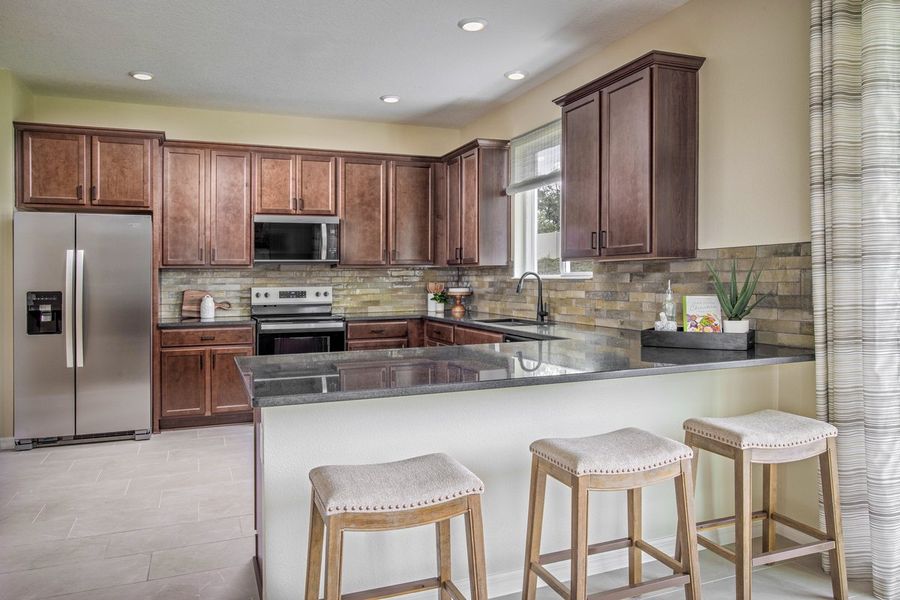 Furnished interior in a model home at Sandal Key I in Weeki Wachee (Image 19). Furnished interior in a model home at Sandal Key I in Weeki Wachee (Image 19).