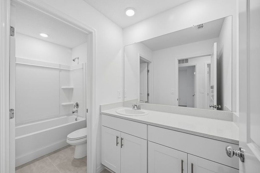 Furnished interior view inside a new home in Palm Wind, Hudson (Image 9).