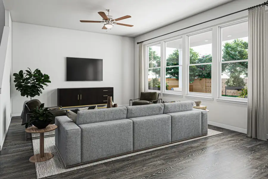 Furnished interior view inside a new home in Park Central, Georgetown (Image 7).