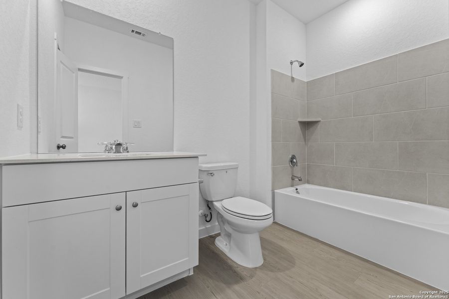 Furnished interior view inside a new home in Waterwheel: Coastline Collection, San Antonio (Image 12).