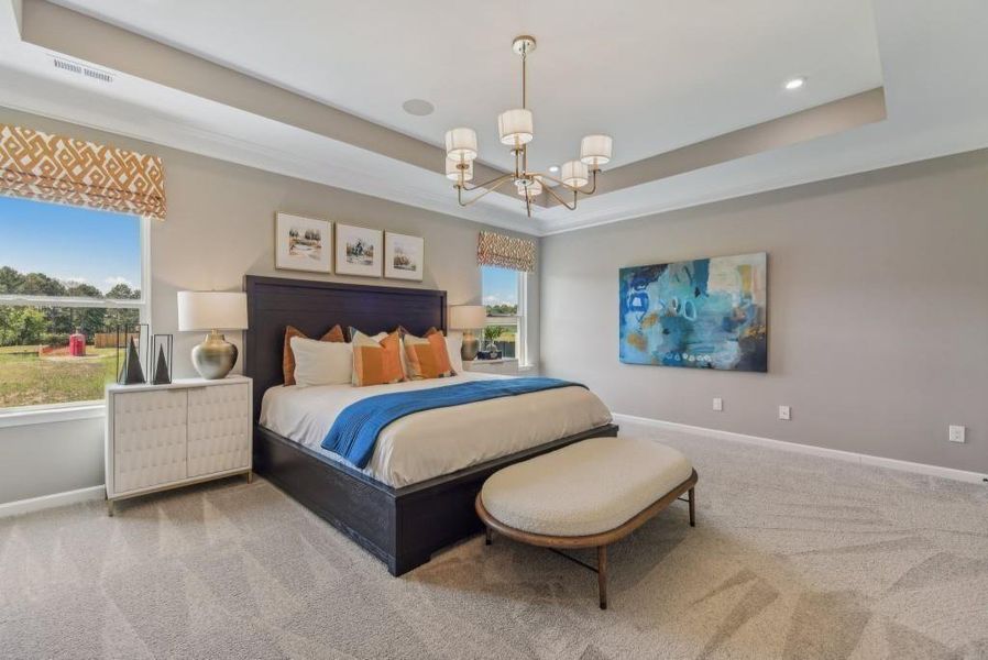Furnished interior view inside a new home in Jones Ridge, Dallas (Image 20).