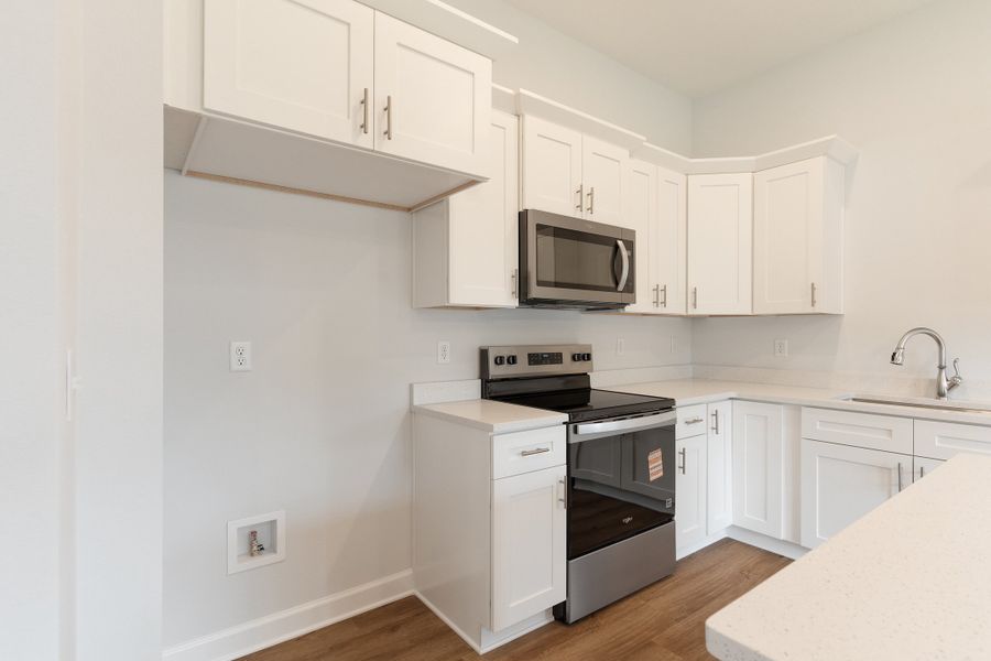 Furnished interior view inside a new home in Barton's Bend, Crestview (Image 9). Furnished interior view inside a new home in Barton's Bend, Crestview (Image 9).