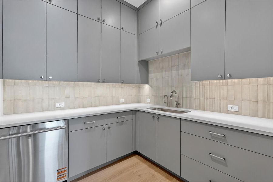 Furnished interior view inside a new home in Milky Way at River Place, Austin (Image 6).