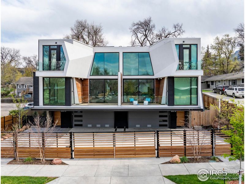 Front exterior of a new home in , Boulder, CO, highlighting curb appeal (Image 20). Front exterior of a new home in , Boulder, CO, highlighting curb appeal (Image 20).