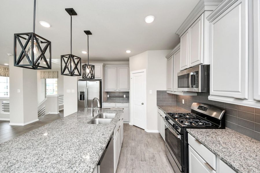 Furnished interior view inside a new home in The Groves, Humble (Image 7).