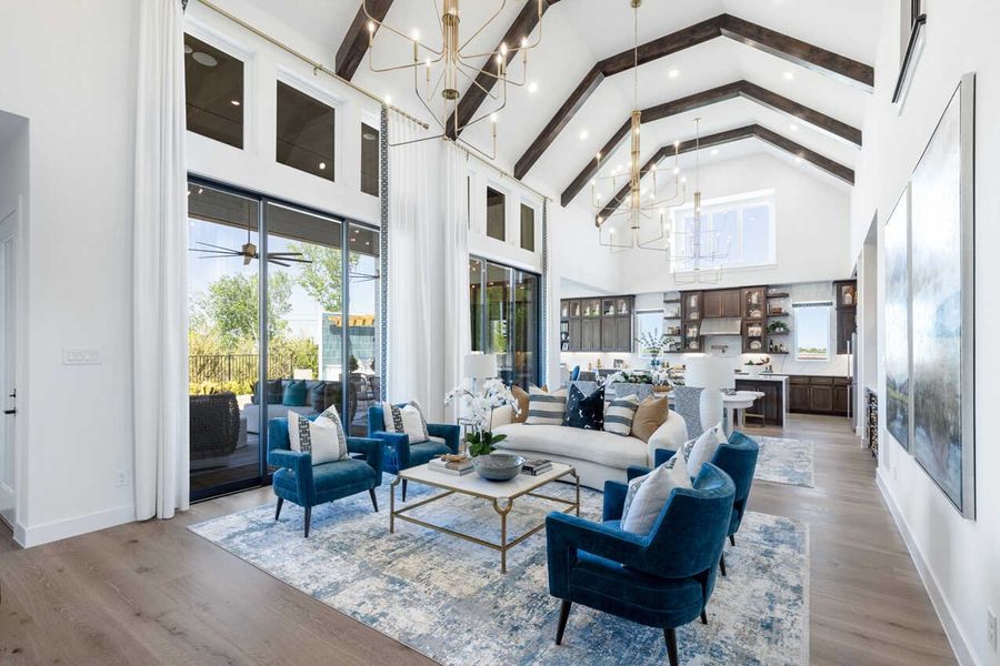 Representative Family Room - some options shown